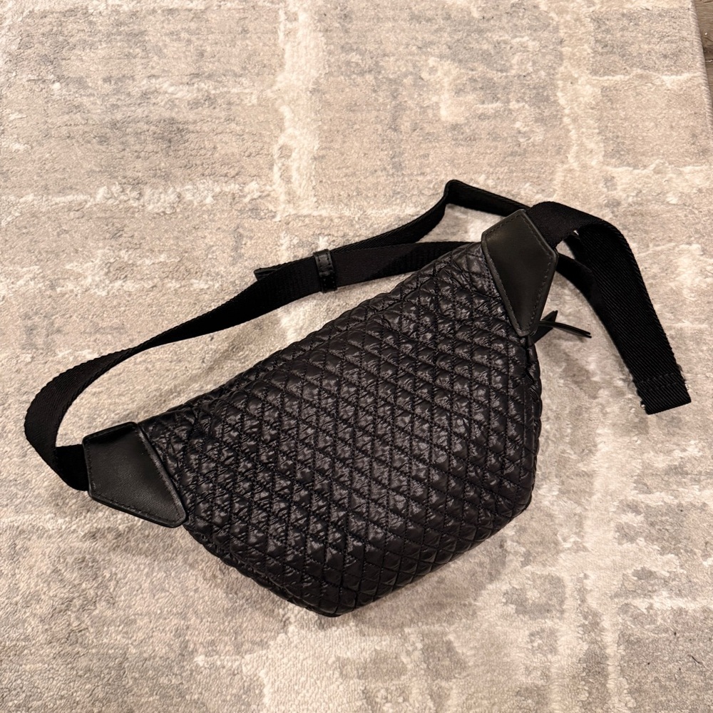 Moncler Black Quilted Belt Bag - Picture 3 of 6